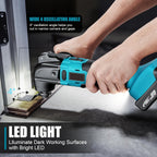 Oscillating Multi-tool, Equipped with 2x1500mAh Batteries Or Bare Tools Without Battery Cordless