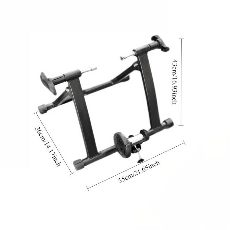 Bike Trainer Stand Indoor/Outdoor  with Adjustable Resistance & Sturdy Frame