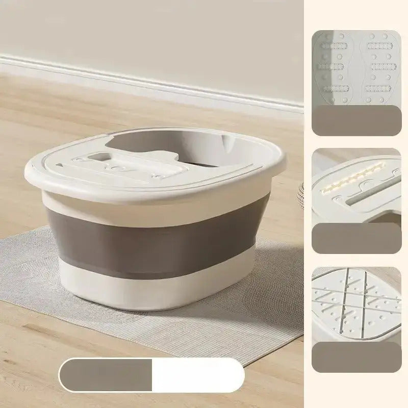 Foot Spa Bath Tub Portable Folding  with Built-In Massager - not electric