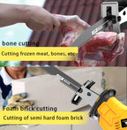 Saw Machine ONLY The Wireless Electric Reciprocating Saw Multifunctional Reciprocating Saw Kit Is Suitable for Cutting Wood/metal/PVC, with A Safety Lock Reciprocating Cutting Saw Scene for Cutting Wood And Metal., Cordless Recip