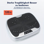 Vibration Plate with Electromagnetic Massage | 99 Speed Levels | Acupressure Foot Pad | Remote Control And Resistance Band Included | Silent Whole Body Burner for Home Fitness, Muscle Recovery, Balance Improvement,  Sma
