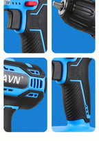 Screwdriver 1 Set JAVN 20V Cordless Drill Electric Screwdriver, Mini Wireless Power Driver DC Lithium-Ion Battery 3/8-Inch
