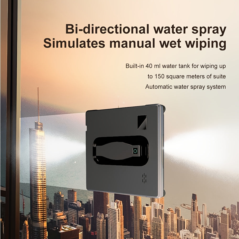 Window Cleaning Robot The Automatic Sprays Water Automatically, The Square Window Cleaning Robot Glass Robot Remote Control Electric Planning Intelligent Window Cleaning Artifact HC-21B.