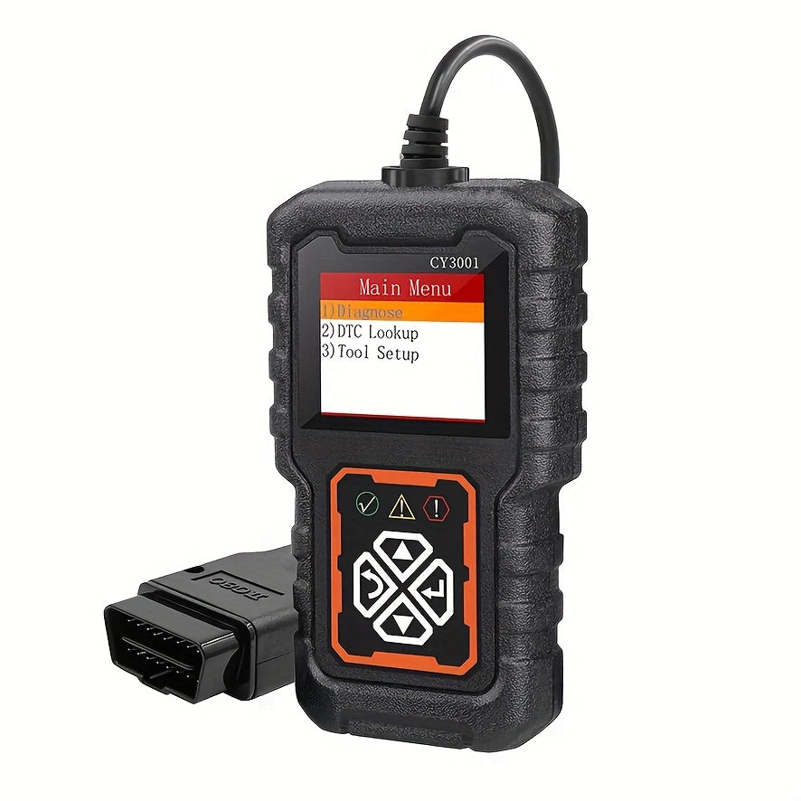 Scanner CY3001 Car OBD2  Reader Engine Fault Scanner CAN Diagnostic Tool for All OBD II Protocol Cars Since 1996, Without Battery