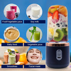 Juicer Portable Multi-Function  with Rechargeable Battery - Compact Food-Grade PP Cup, On-the-Go Use, Cross-Border Wholesale