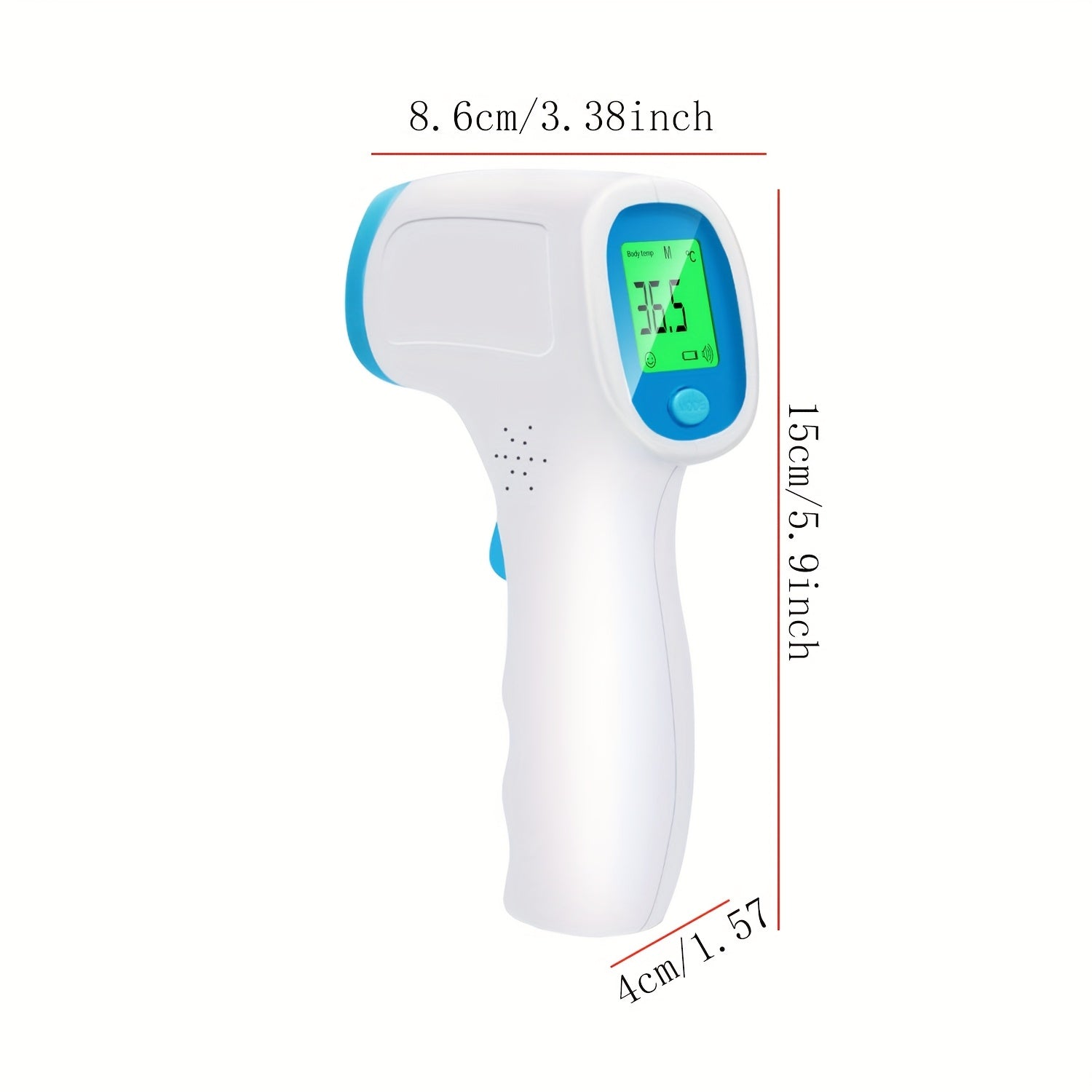 Thermometer Touchless 3-in-1  – Infrared, LCD, Fever Alert