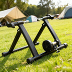 Bike Trainer Stand Indoor/Outdoor  with Adjustable Resistance & Sturdy Frame