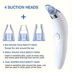 Blackhead clean GENAI  Beauty Meter - Portable Facial Pore Cleaner with 4 Probes, Gentle and Safe Cleansing for Men and Women, Battery-Operated (Batteries Not Included)
