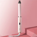 Hair Curling Wand CRASTS Unisex Adult , 9mm-25mm Teddy Bear Waves, Air Bangs, Mini 9mm 16mm 25mm Water Ripple Curls, 58W 220V Type C Plug, No Battery Required