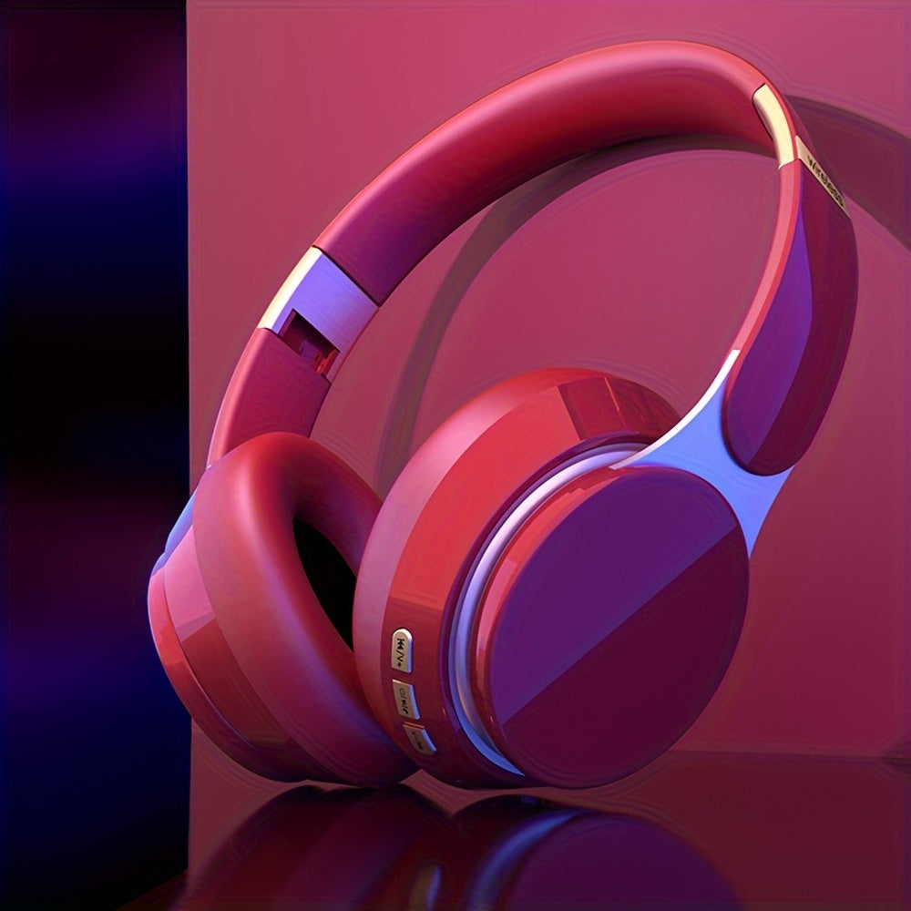 Headset with Surround Sound Wireless Gaming , Foldable Design & Large Battery