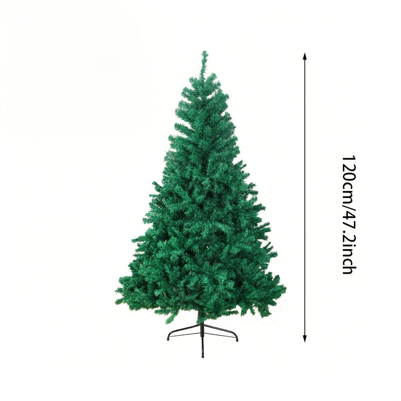 Tree 1pc Green Realistic Artificial Christmas Tree with Foldable Stand