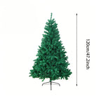 Tree 1pc Green Realistic Artificial Christmas Tree with Foldable Stand