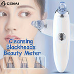 Blackhead clean GENAI  Beauty Meter - Portable Facial Pore Cleaner with 4 Probes, Gentle and Safe Cleansing for Men and Women, Battery-Operated (Batteries Not Included)