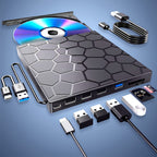 CD/DVD Drive for Laptop Ultra-Slim Portable External