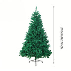 Tree 1pc Green Realistic Artificial Christmas Tree with Foldable Stand
