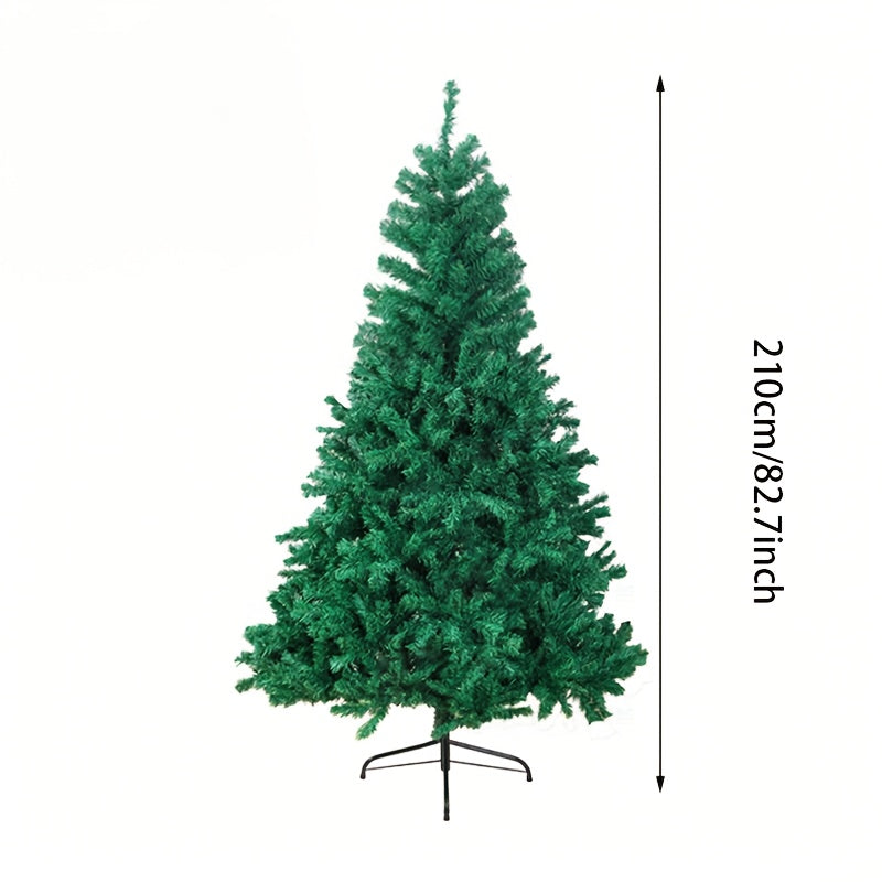 Tree 1pc Green Realistic Artificial Christmas Tree with Foldable Stand