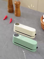 Vacuum Sealer Kit Compact USB  with Digital Display - Fast Seal, Includes Pump and Airtight Bags, Ideal for Food Preservation, Snacks, Meat, Fruits & Vegetables - Space-Saving Design, 36V Vacuum Sealing Machine