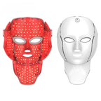 Facial Mask Beauty Device 138-Bead LED , 7-in-1 Face & Neck Care Tool with 7 Modes – Perfect for Home Use and Travel, Salon-Quality Skincare