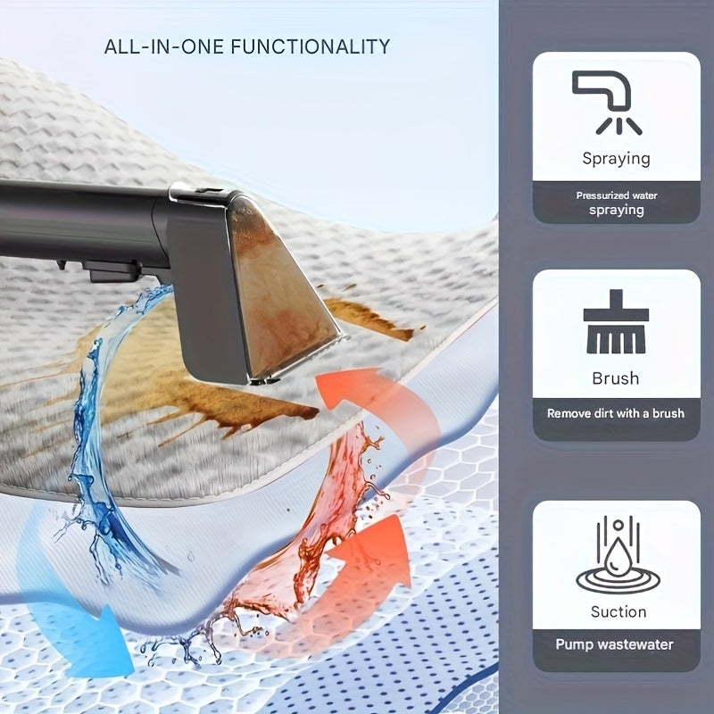 Carpet Spot Cleaner 800w Portable  Handheld for Sofas, Beds, Carpets, Upholstery Carpet
