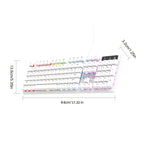 Keyboard EWEADN Silent Wired Gaming