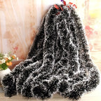 Garland Classic Christmas Artificial Tinsel  in Green And White